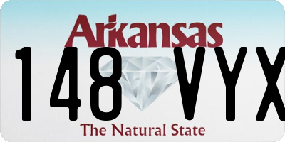 AR license plate 148VYX