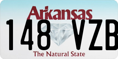 AR license plate 148VZB
