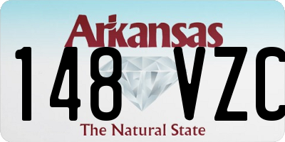 AR license plate 148VZC