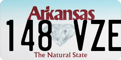 AR license plate 148VZE