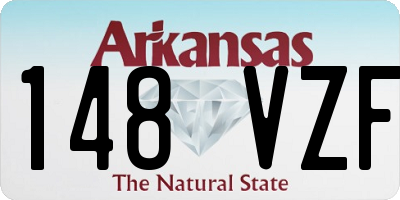 AR license plate 148VZF