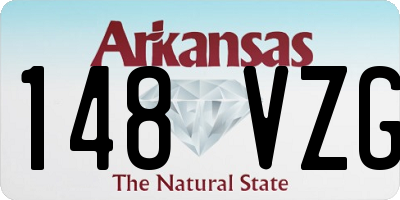 AR license plate 148VZG