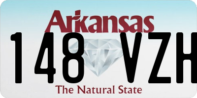 AR license plate 148VZH