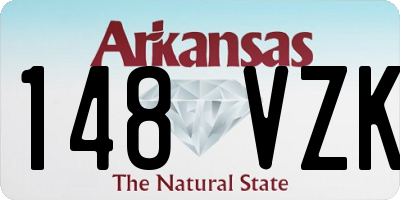 AR license plate 148VZK