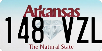 AR license plate 148VZL