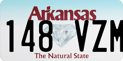 AR license plate 148VZM
