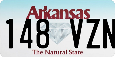 AR license plate 148VZN