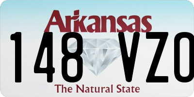 AR license plate 148VZO