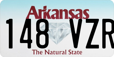 AR license plate 148VZR