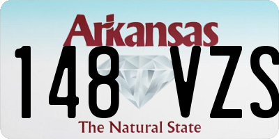 AR license plate 148VZS