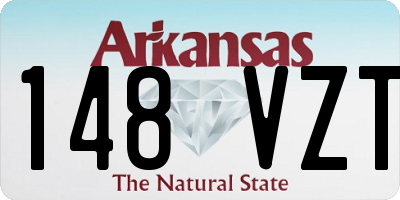AR license plate 148VZT