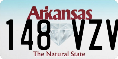 AR license plate 148VZV