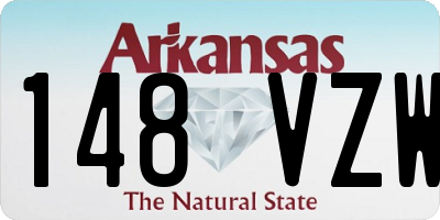 AR license plate 148VZW