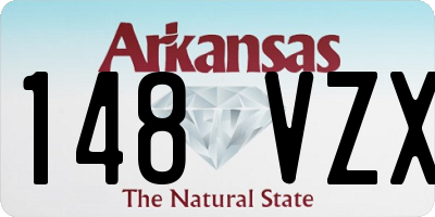 AR license plate 148VZX