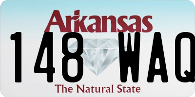 AR license plate 148WAQ