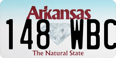 AR license plate 148WBC