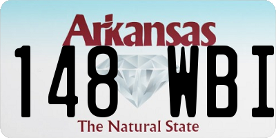 AR license plate 148WBI