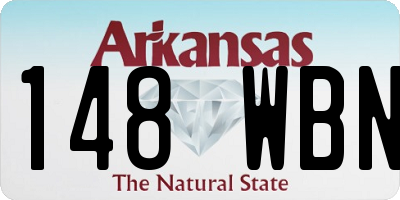 AR license plate 148WBN