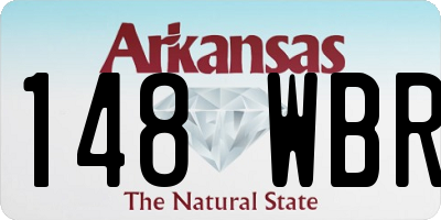 AR license plate 148WBR