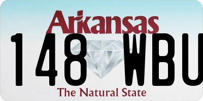 AR license plate 148WBU