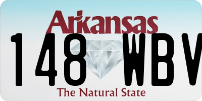 AR license plate 148WBV