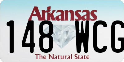 AR license plate 148WCG