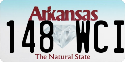 AR license plate 148WCI