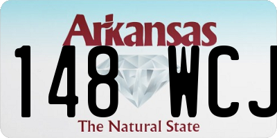 AR license plate 148WCJ