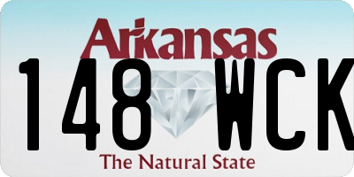 AR license plate 148WCK