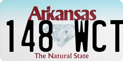 AR license plate 148WCT
