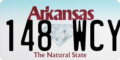 AR license plate 148WCY