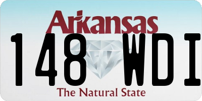 AR license plate 148WDI