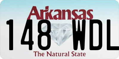AR license plate 148WDL