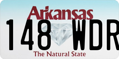 AR license plate 148WDR