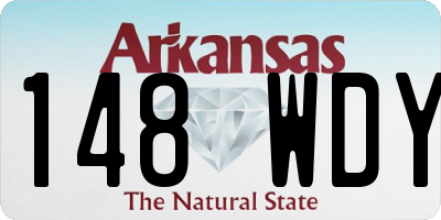 AR license plate 148WDY