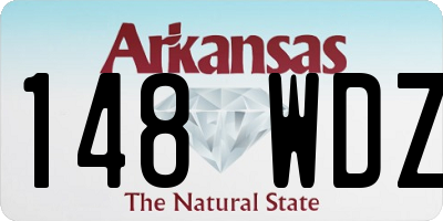 AR license plate 148WDZ