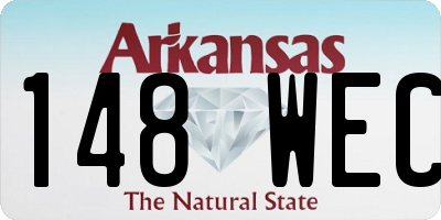 AR license plate 148WEC