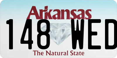 AR license plate 148WED