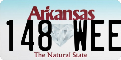 AR license plate 148WEE