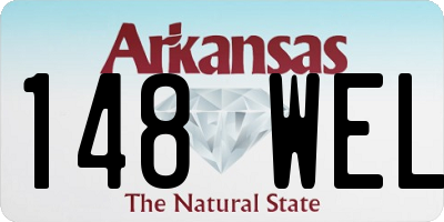 AR license plate 148WEL