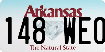 AR license plate 148WEO
