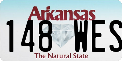AR license plate 148WES