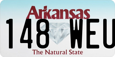 AR license plate 148WEU