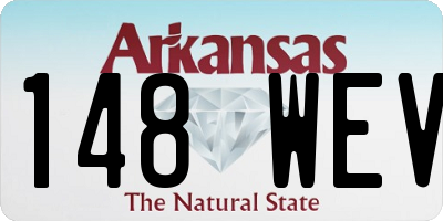 AR license plate 148WEV