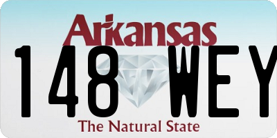 AR license plate 148WEY