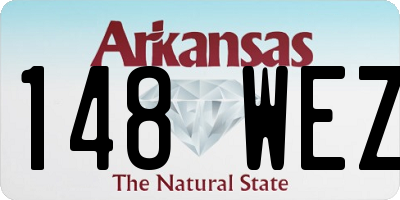 AR license plate 148WEZ