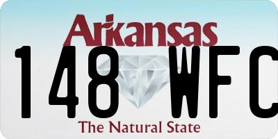 AR license plate 148WFC