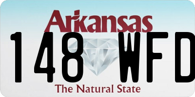AR license plate 148WFD