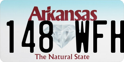 AR license plate 148WFH