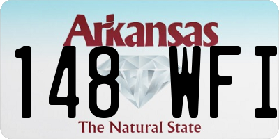 AR license plate 148WFI